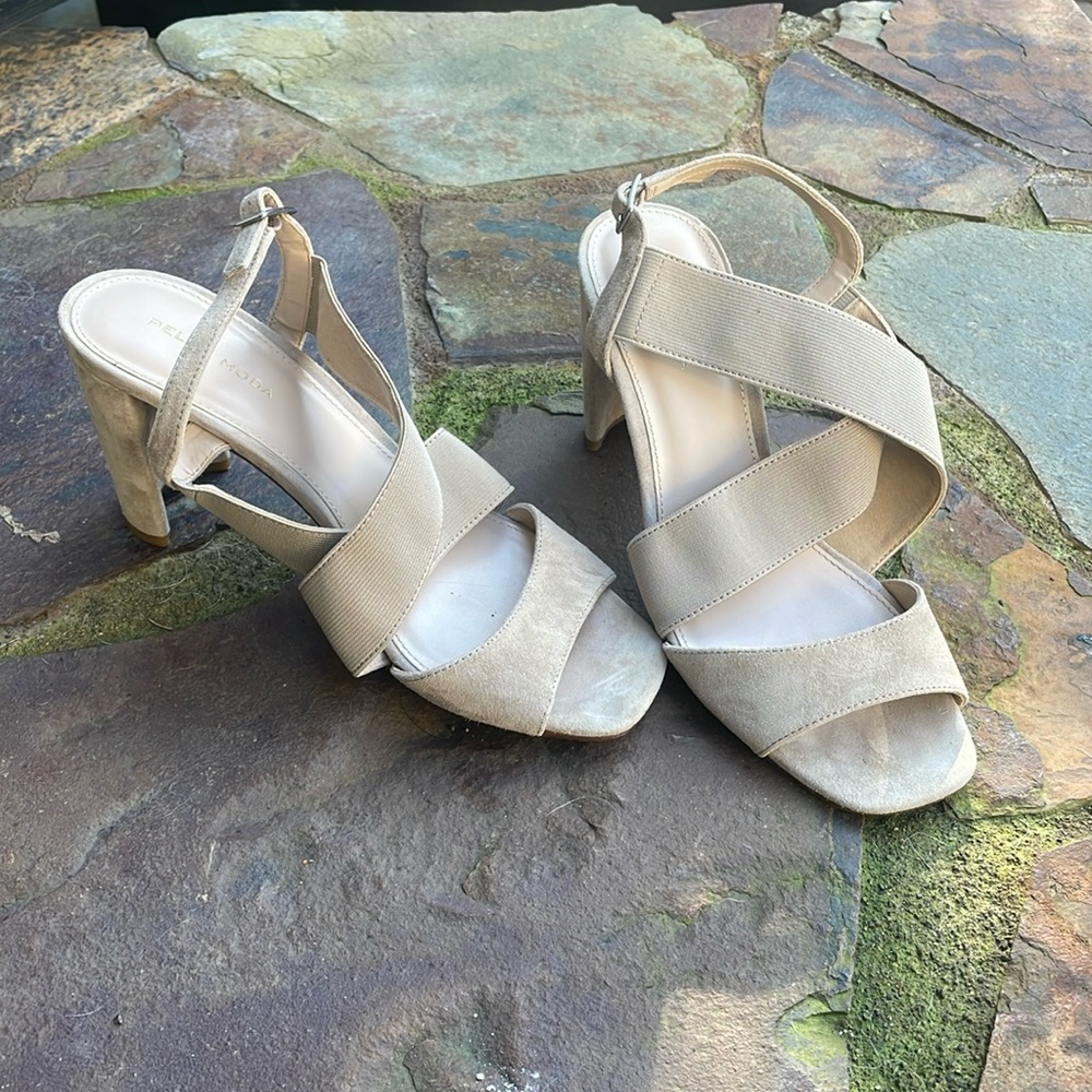 COPY - Pelle Moda strapy suede high heel